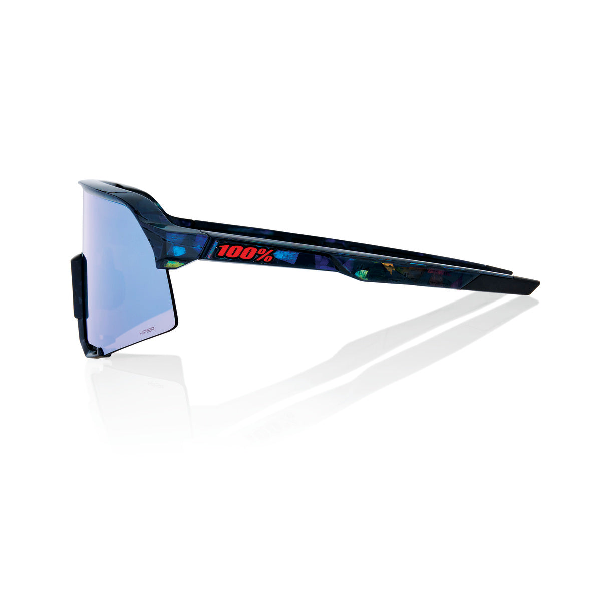 S3 - Black Holographic - HiPER Blue Multilayer Mirror Lens